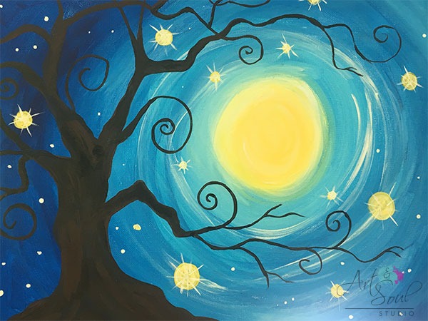 Starry Wish Painting