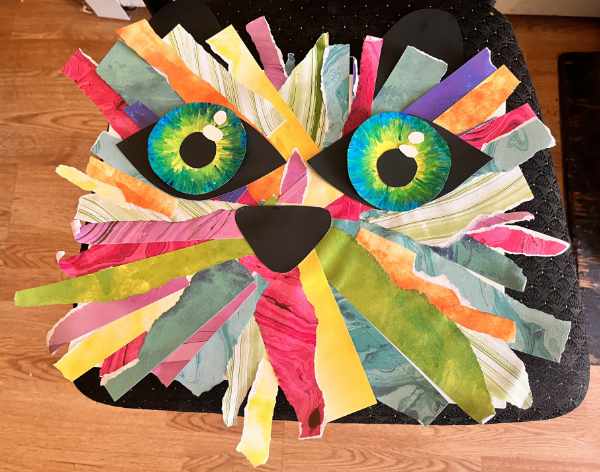 Rainbow Cat Collage